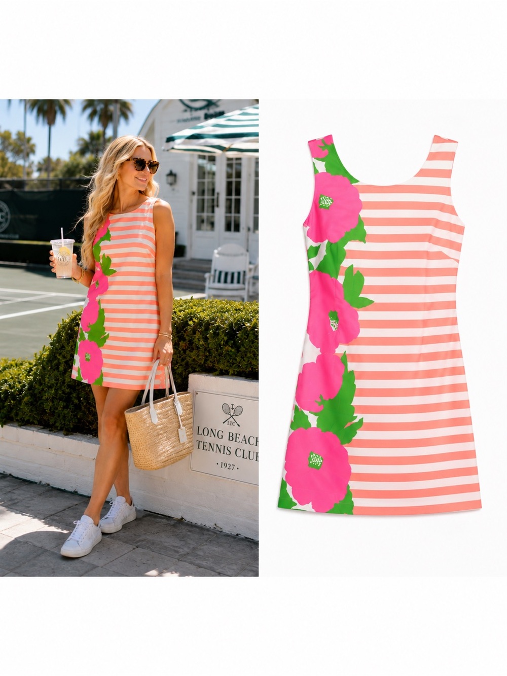 Lilly Pulitzer Delia Shift Dress Size 4 Sunrise Orange Wildflowers Pink Floral